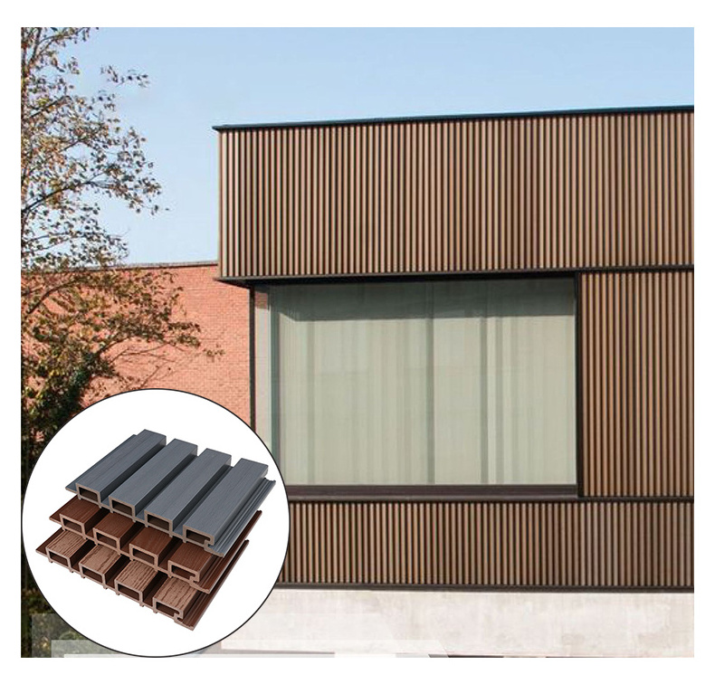 Siding Co-extrusion External Cladding Outdoor wood Plastic Composite Cladding Exterior Wpc Wall Panels