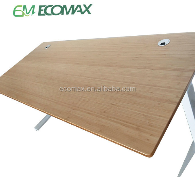 height adjustable lift frame  table top for office furniture Bamboo carbonized color bamboo table top , study table bamboo facto