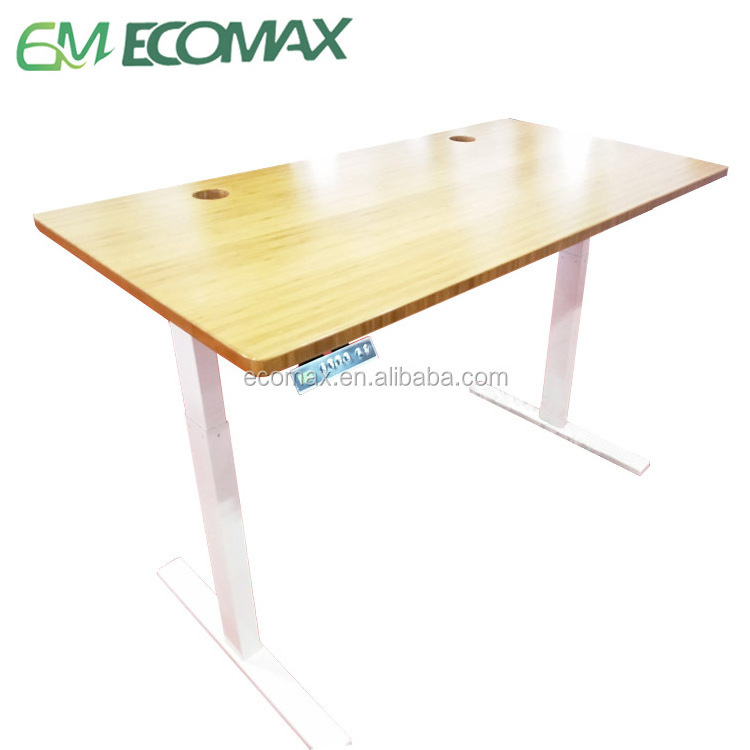 height adjustable lift frame  table top for office furniture Bamboo carbonized color bamboo table top , study table bamboo facto