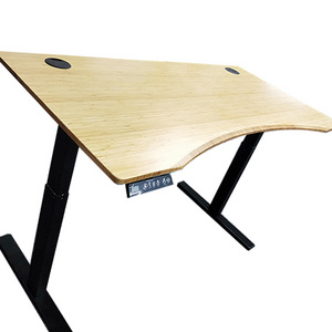 Bamboo table tops Electric frame  Sit And Stand Desk ,Height Adjustable Furniture Desk Table Top,office table