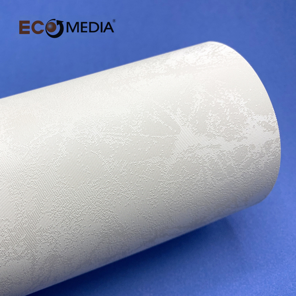 Eco Solvent UV Latex Home Hotel Decoration Blank Printable Base Wall Paper White Wallpaper Roll