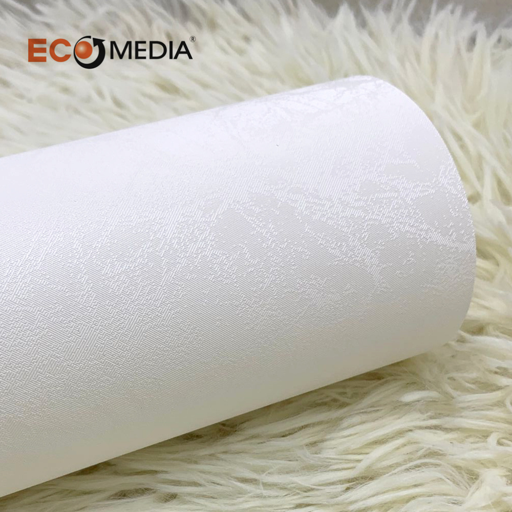 Eco Solvent UV Latex Home Hotel Decoration Blank Printable Base Wall Paper White Wallpaper Roll