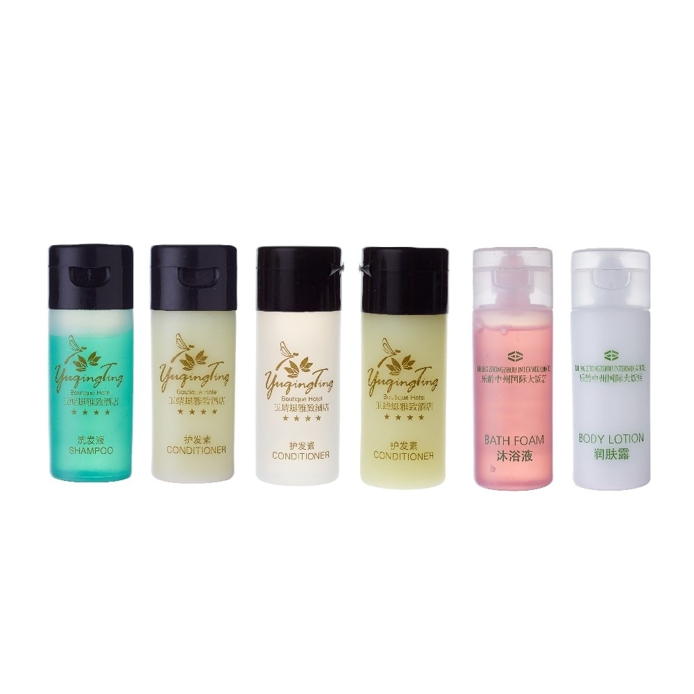 Mini Hotel Soap and Shampoo Toiletries Set 50ML Disposable Bathroom Shampoo Hotel Amenities