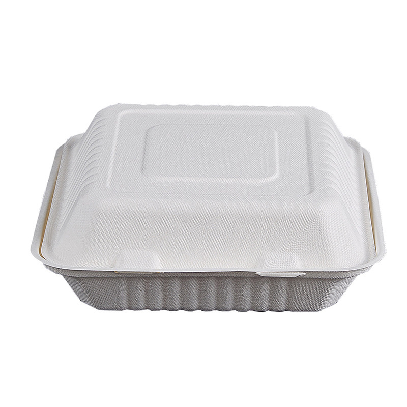 Microwavable Food Grade Restaurant Disposable Clamshell Round to Go Take Away Lunch Food Meal Packaging Boxes