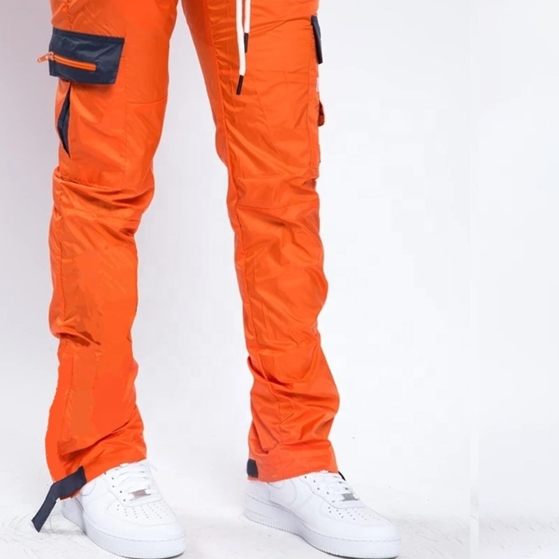 OEM Men Curves And Chill custom Stacked Pants With Your Custom Logo With Side Pockets Stack Pants For Men's