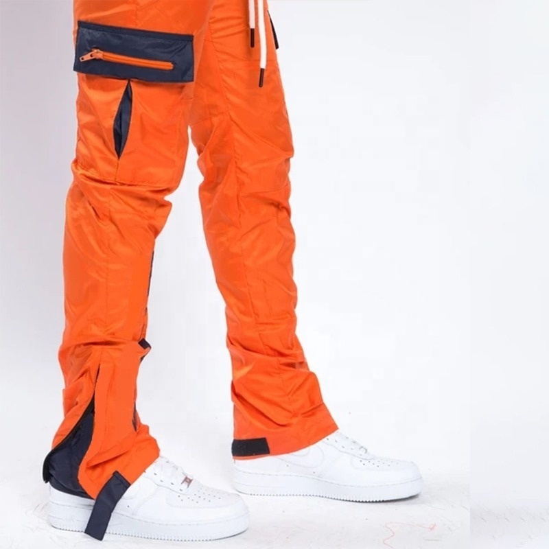 OEM Men Curves And Chill custom Stacked Pants With Your Custom Logo With Side Pockets Stack Pants For Men's