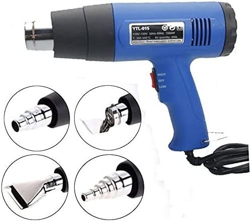 2000w Heat Sealing Machines Pvc Plastic Welding Gun Auto Film Baking Hot Air Blower Heat Gun Shrink Wrap for Candles