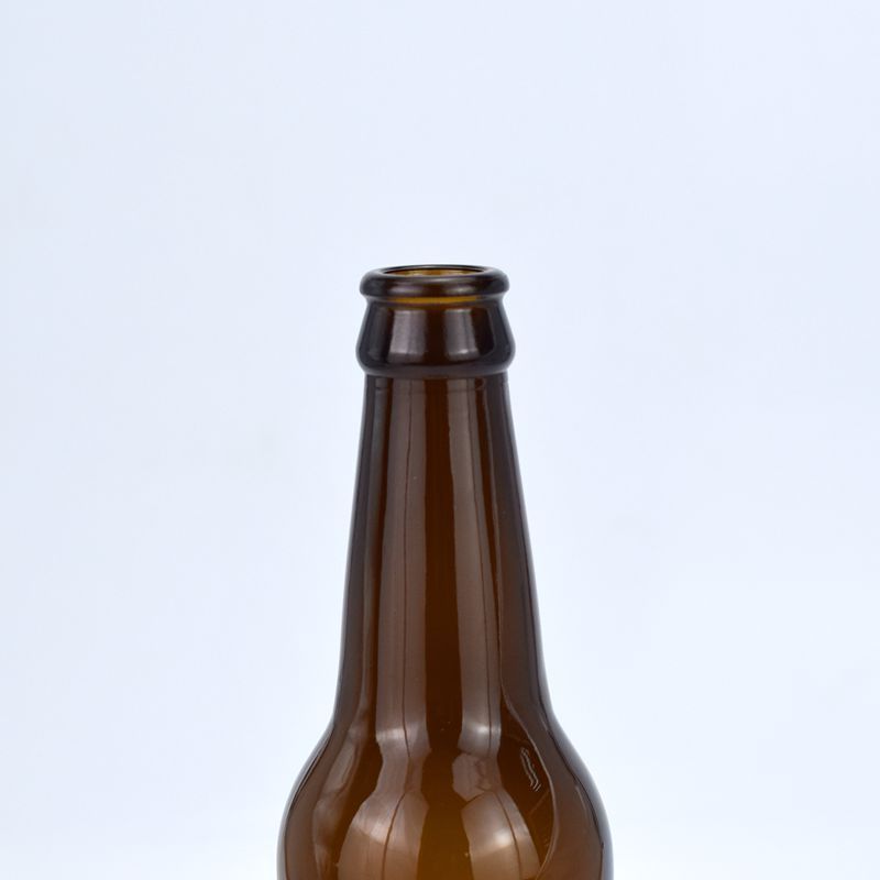 Wholesale 330ml 12oz black amber beer bottle for packing glass bottle with crown caps beer bottle 330 ml botellas de cerveza