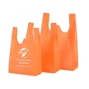 the industry china wholesale non woven t shirt bag,biodegradable non-woven fabric t-shirt shopping bag