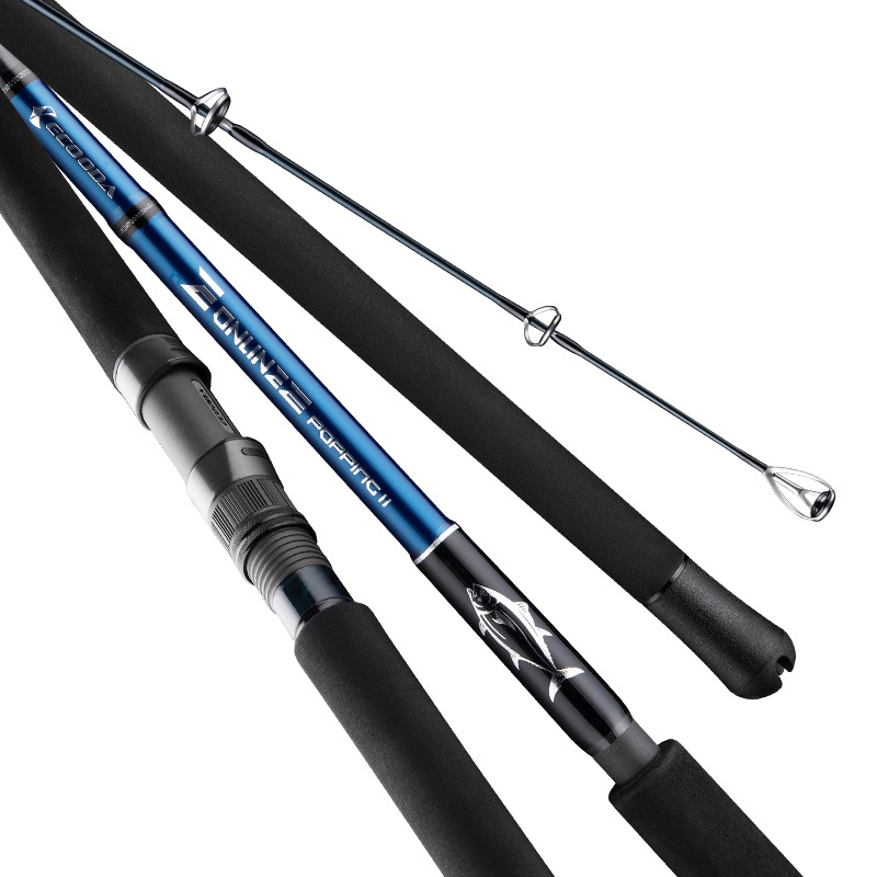 ECOODA Online E Series  EEPR II Tuna Rod 25KG Drag Power Big Game Fishing Rod 60g-200g Lure Popping Rod