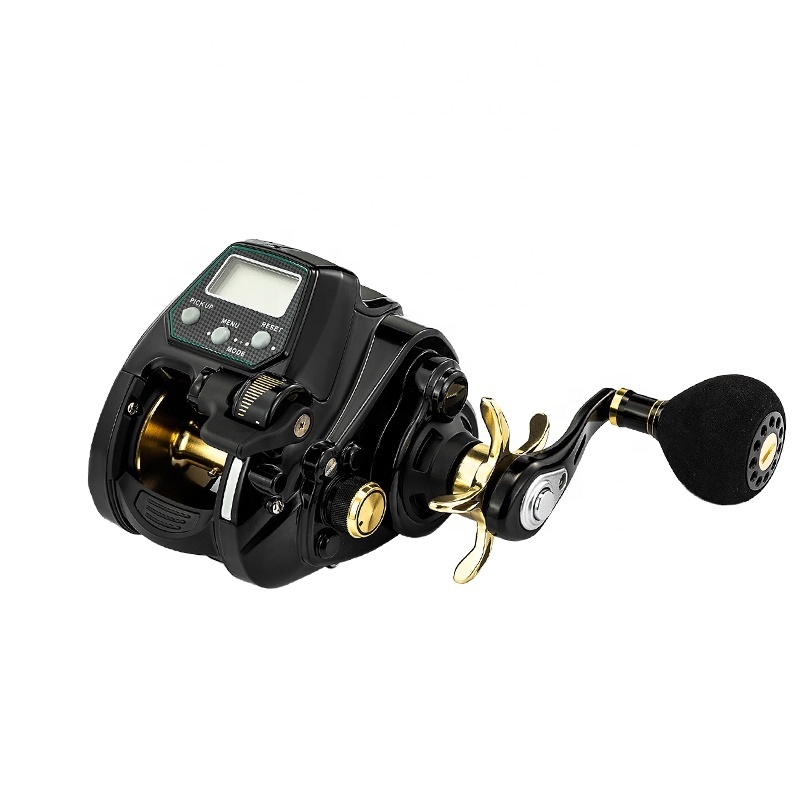 Ecooda EZH 3000/5000 Size Electric Fishing Reel Saltwater Big Drag Power Electric Hose Reel 12V DC Jigging Reel