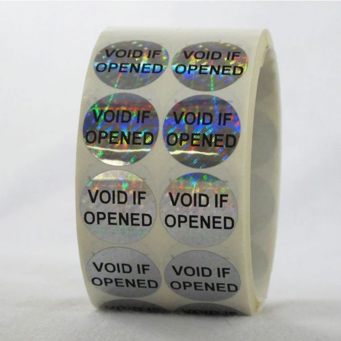 Unique Serial number Security Hologram Stickers Authentic Warranty Void Tamper Proof Labels Evident Holographic Sealing Sticker