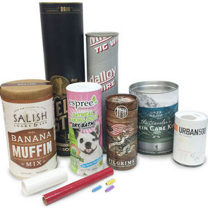 Custom Made Great Packaging Solution for Powder Paper Canister with Pull-Tab Foil Seal