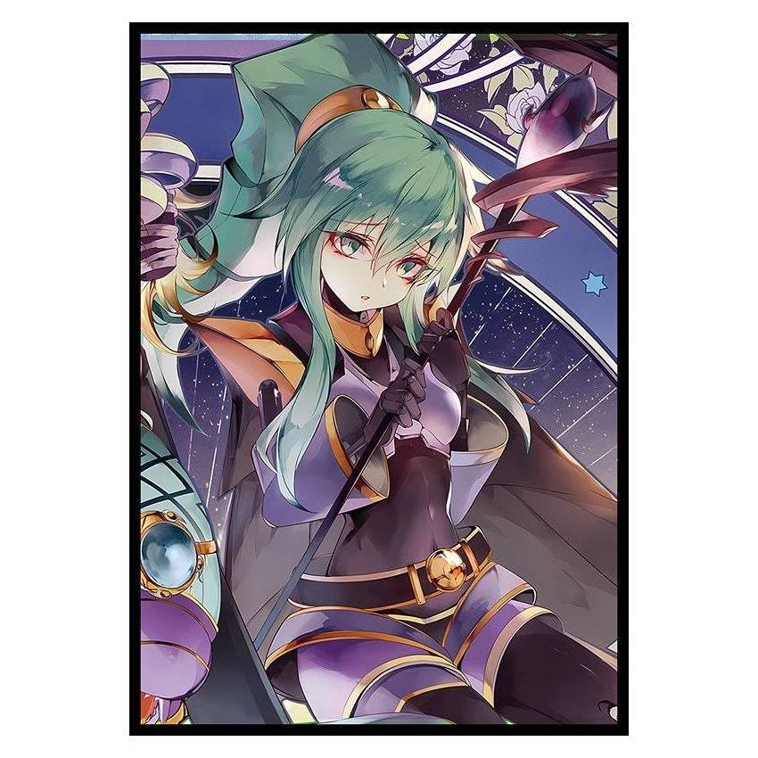 Anime Art Print Custom Printed Plastic 61x 91stander Size Sleeve Holo Holographic Art Yugioh Mtg Tcg Game Gaming Card Sleeves