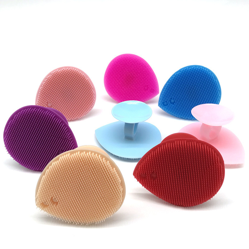 New Arrivals Foot Scrubber And Brush Shower Exfoliation Brush Soft Silicone Bath Body Handheld Brush Scrubber