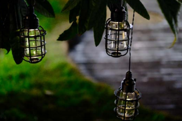 10 Pcs Solar Powered Outdoor String Lights Hanging Solar Vintage Lanterns LED Bulb 2700K IP44 Waterproof Outdoor Light Street