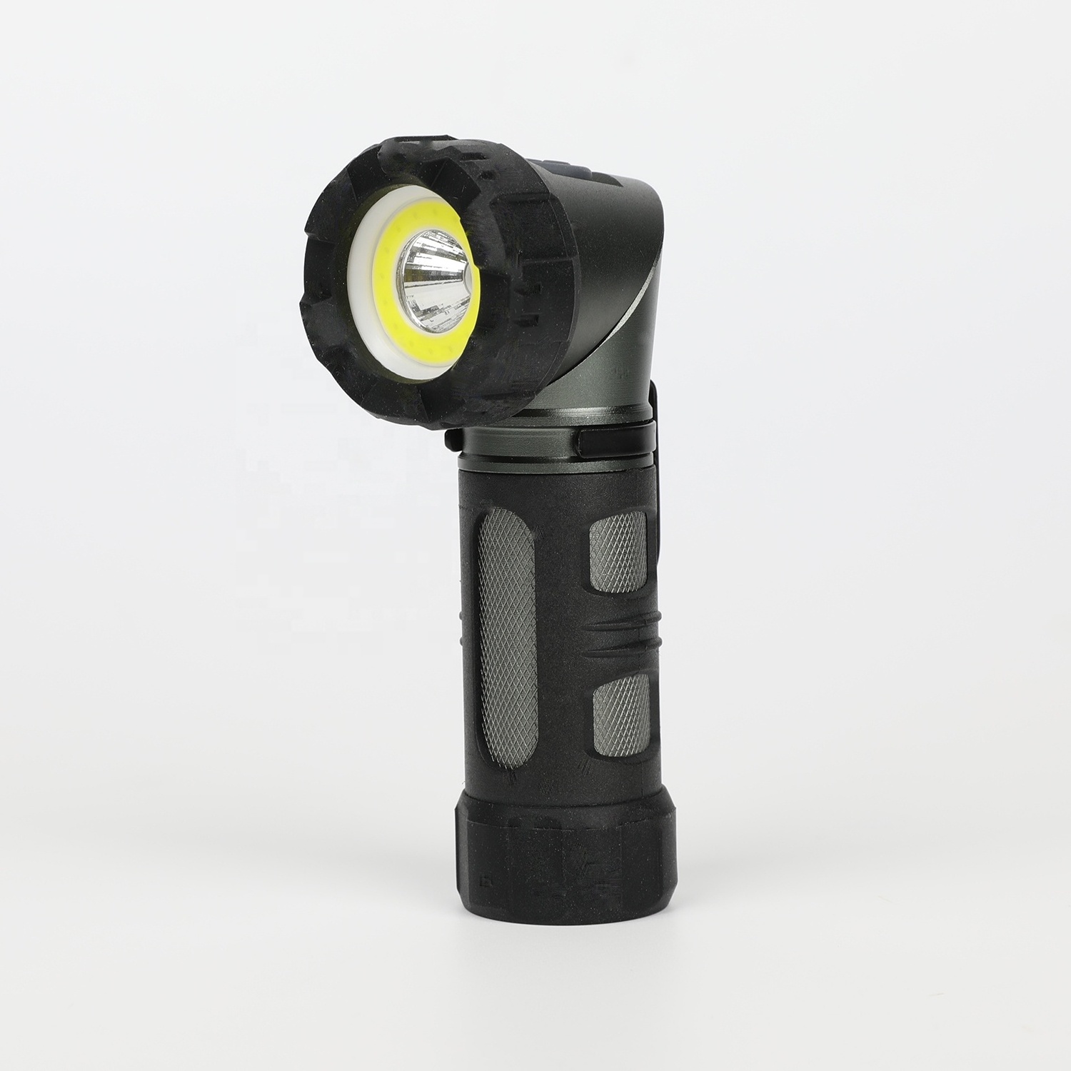 High Quality Multi-function Magnetic Head Rotatable COB Work Light Flashlight Torch with Clip AAA LED Magnetism Flashlight 30000