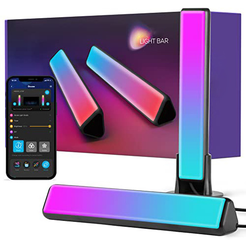 WiFi TV Backlights with Scene Modes and Music Modes for Gaming, Pictures, PC, TV, Room Decoration, Smart LED Light Bars