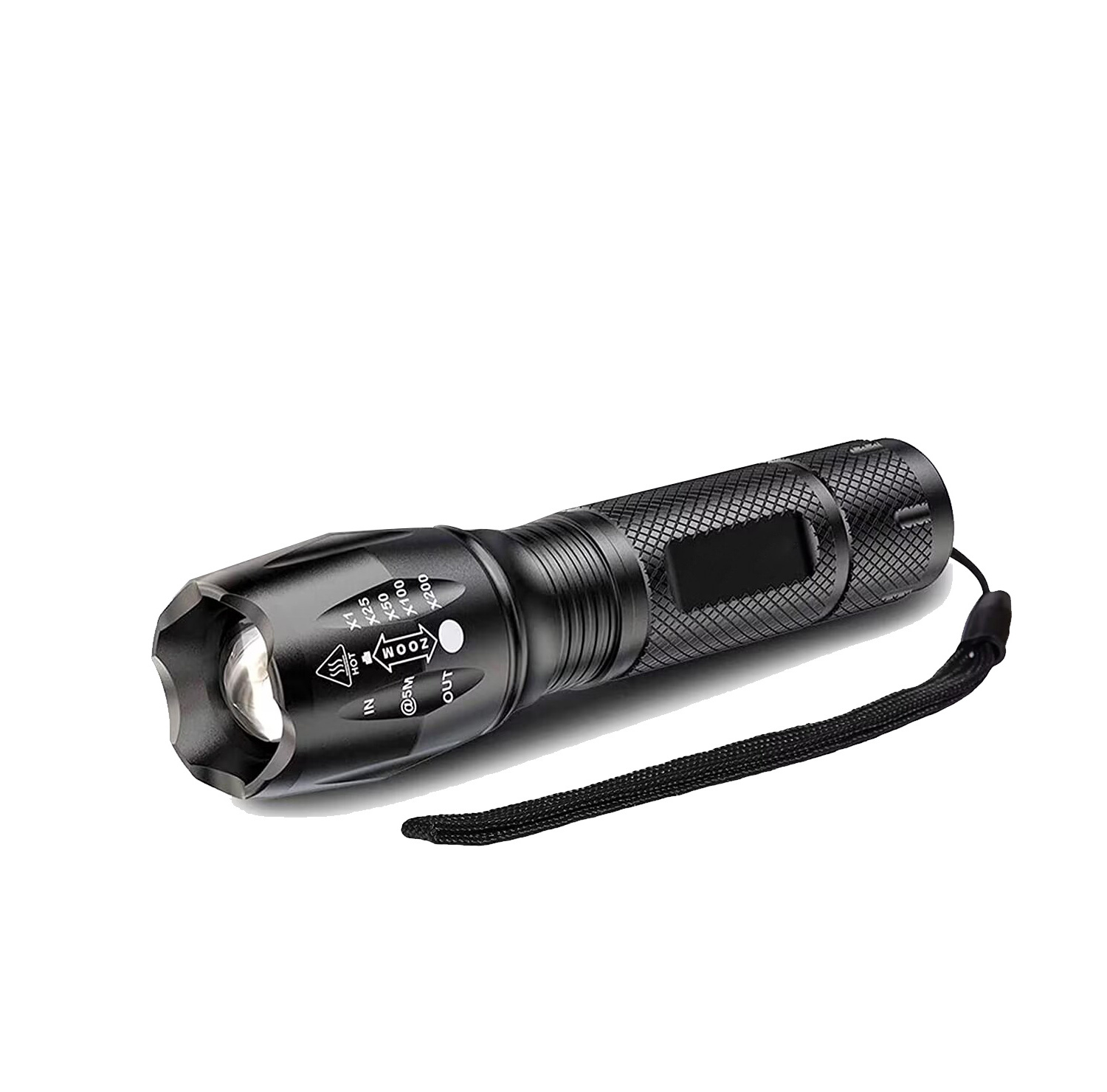 Wholesale Dimmable high lumens Rechargeable Flashlight Torch, Super Bright Zoom Powerful Torch Tactical led Flashlight