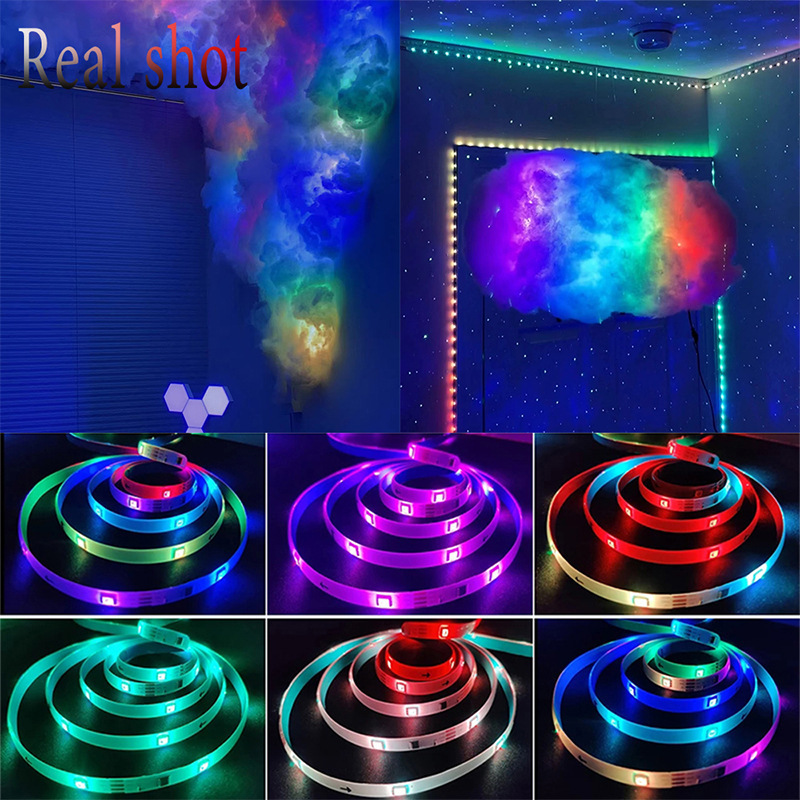 Dropshipping Led Strip Lights Smart Sync Music Led Lights for Bedroom Home Decoration  APP Control