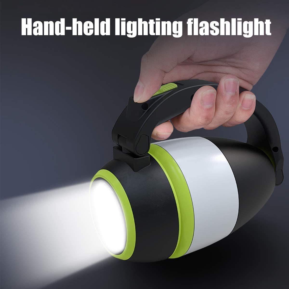 3 Light Modes Handheld Portable Outdoor Lamp LED Flashlight Camping Light