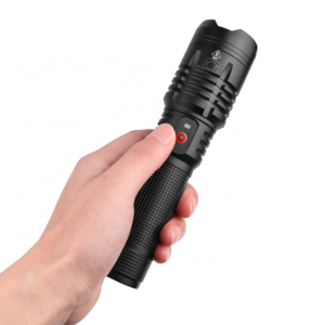 New design 18650 flashlight night vision waterproof led zoom rechargeable flashlight