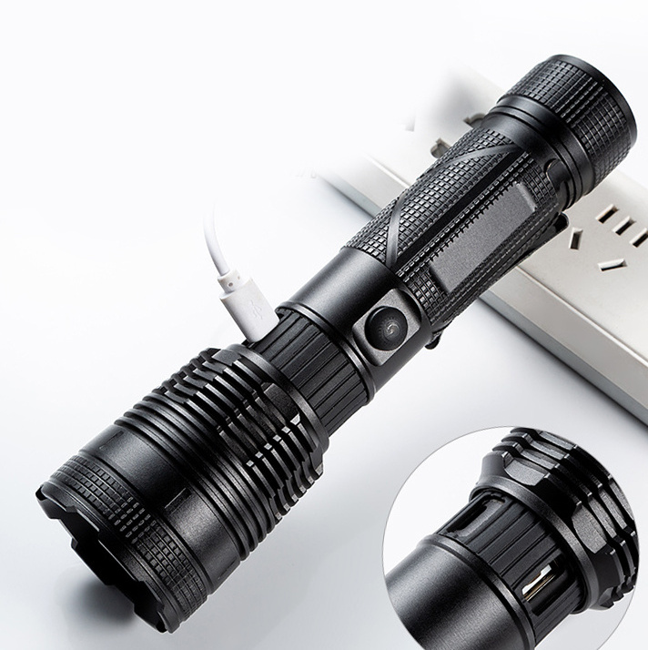 Battery Indicator Laser  Flashlights Super Bright Flashlight with 5 Modes,diving flashlight AAA Batteries  Included