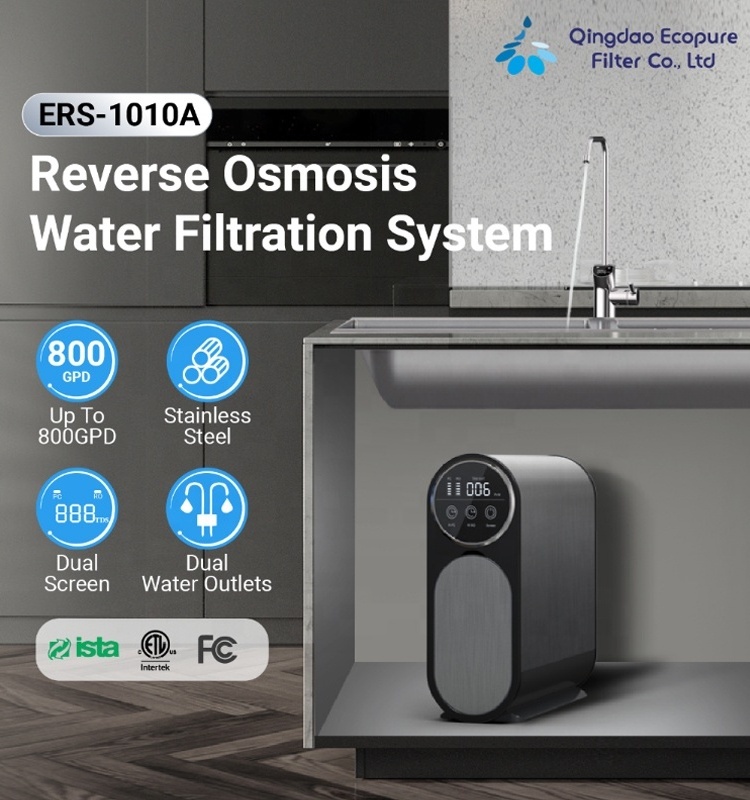 Clear Tds Value Smart Faucet Home Undersink Reverse Osmosis Water Filter System RO Water Purifier For Home Drinking