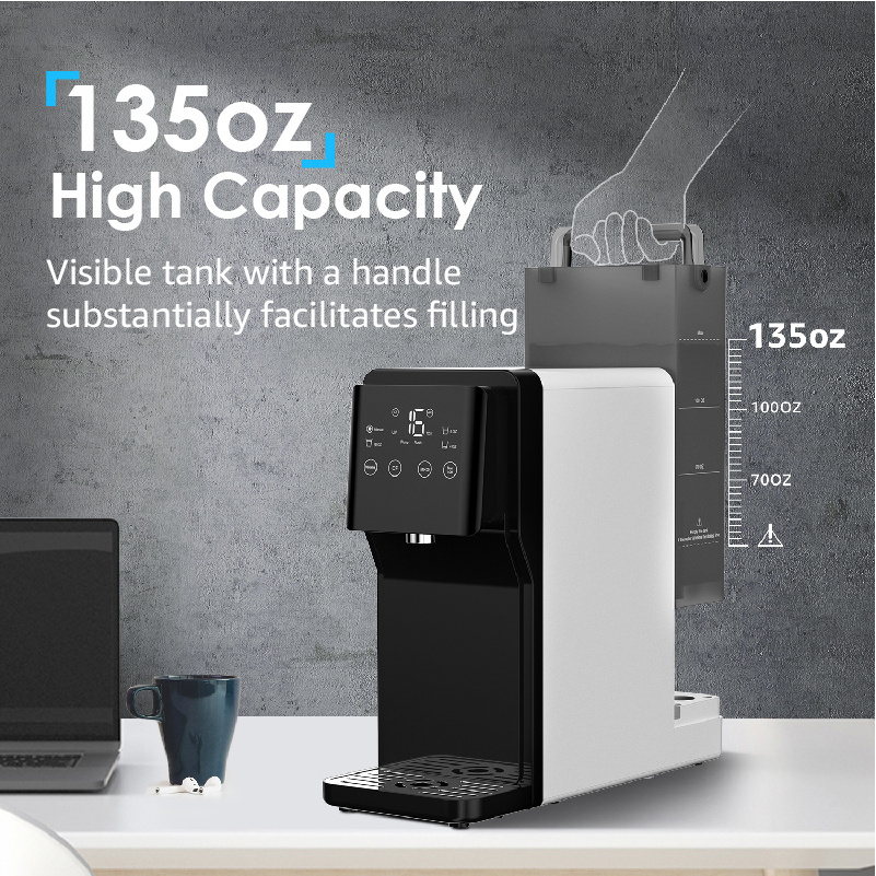 OEM ODM Hot And Cold Water Dispenser Sustainable Home Appliance Water Filter Or Purifier Countertop RO Water Purifier Dispenser