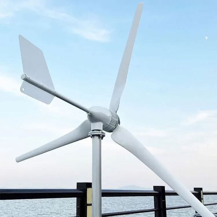 Stock of Wind Generator 1500W 48V Strong Wind Turbine 3 PCS 1080MM Nylon Fiber Blades 1.5KW 220V 120V Windmill