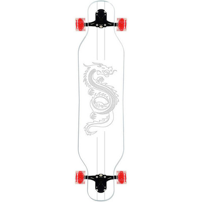 Custom Logo Acrylic Longboard Transparent Long Board Skateboard