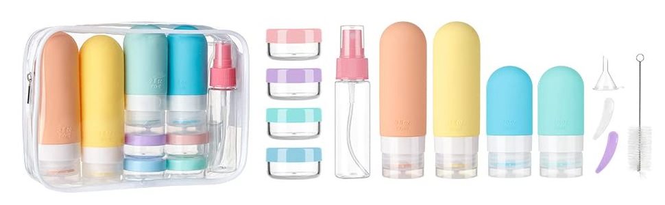 Promotional Gifts Silicone Travel Bottle Set Cosmetic Lotion Shampoo Travel Kits