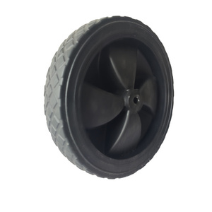 High Quality 8x1.5 Inches 200x45mm Pvc Plastic Wheels For Camping Cart Wheel Tires