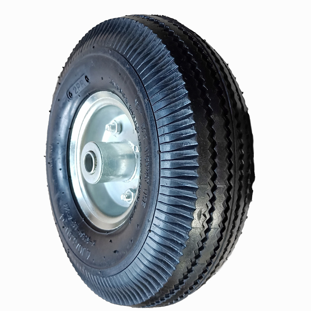 10 Inch Lawn Mower Wheel 10 Inch Pneumatic Wheels 4.10/3.50-4