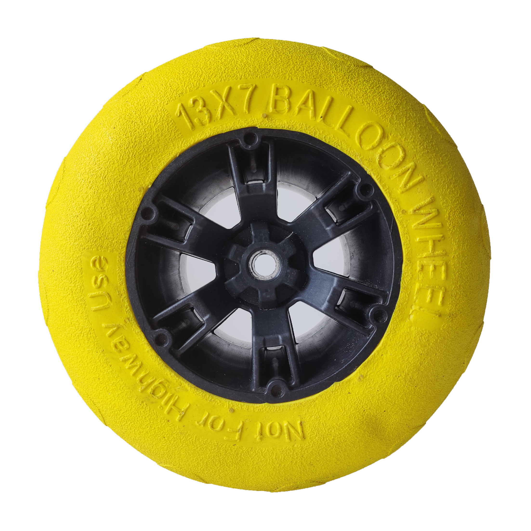 13x7 inch Mind and Action Beach Replacement Balloon Wheels Tires PU Foam Wheel  for Heavy Duty Kayak Cart