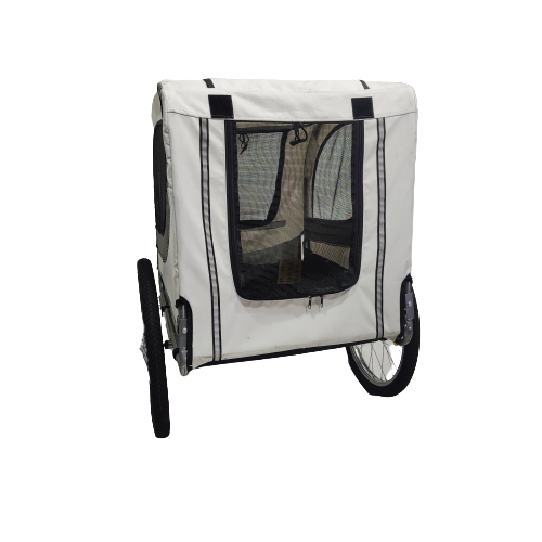 Bike Dog Trailer Carrier for Small and Large Pets Easy Folding Cart Frame with Quick Release Wheel