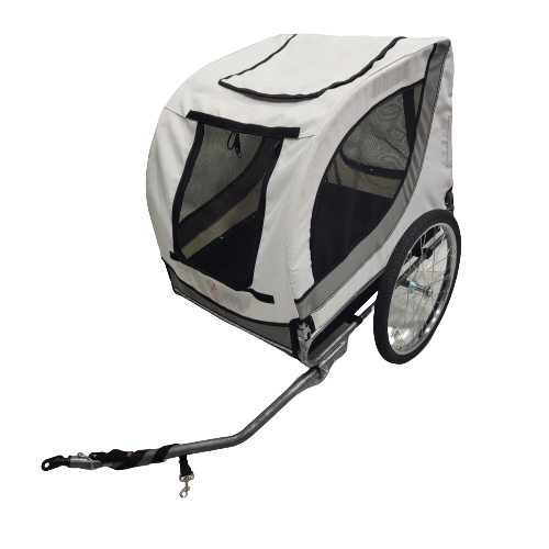 Bike Dog Trailer Carrier for Small and Large Pets Easy Folding Cart Frame with Quick Release Wheel