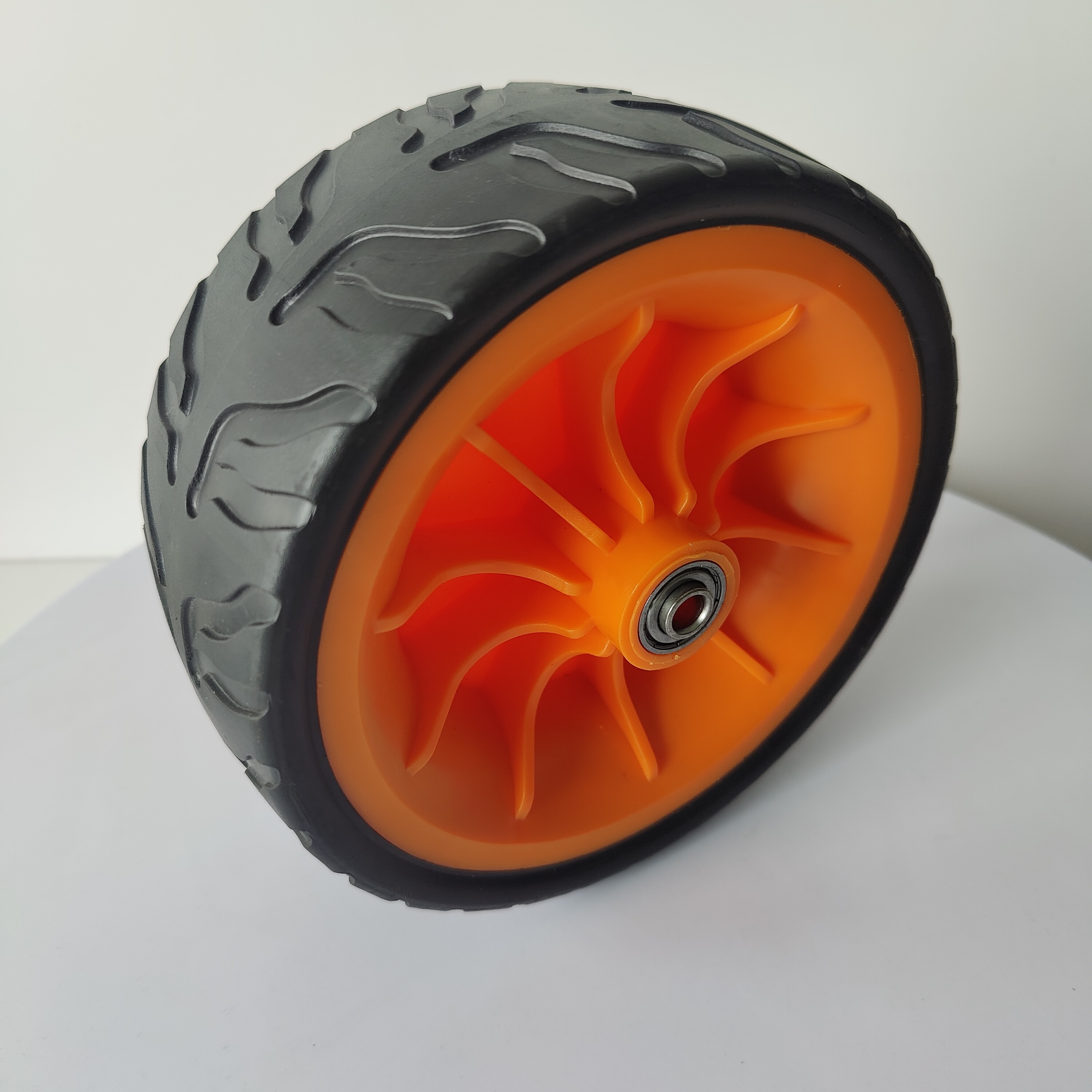 7x3 inch Plastic Wheel Outdoor Garden Carts Replacement Plastic Wheels All-Terrain Wheel