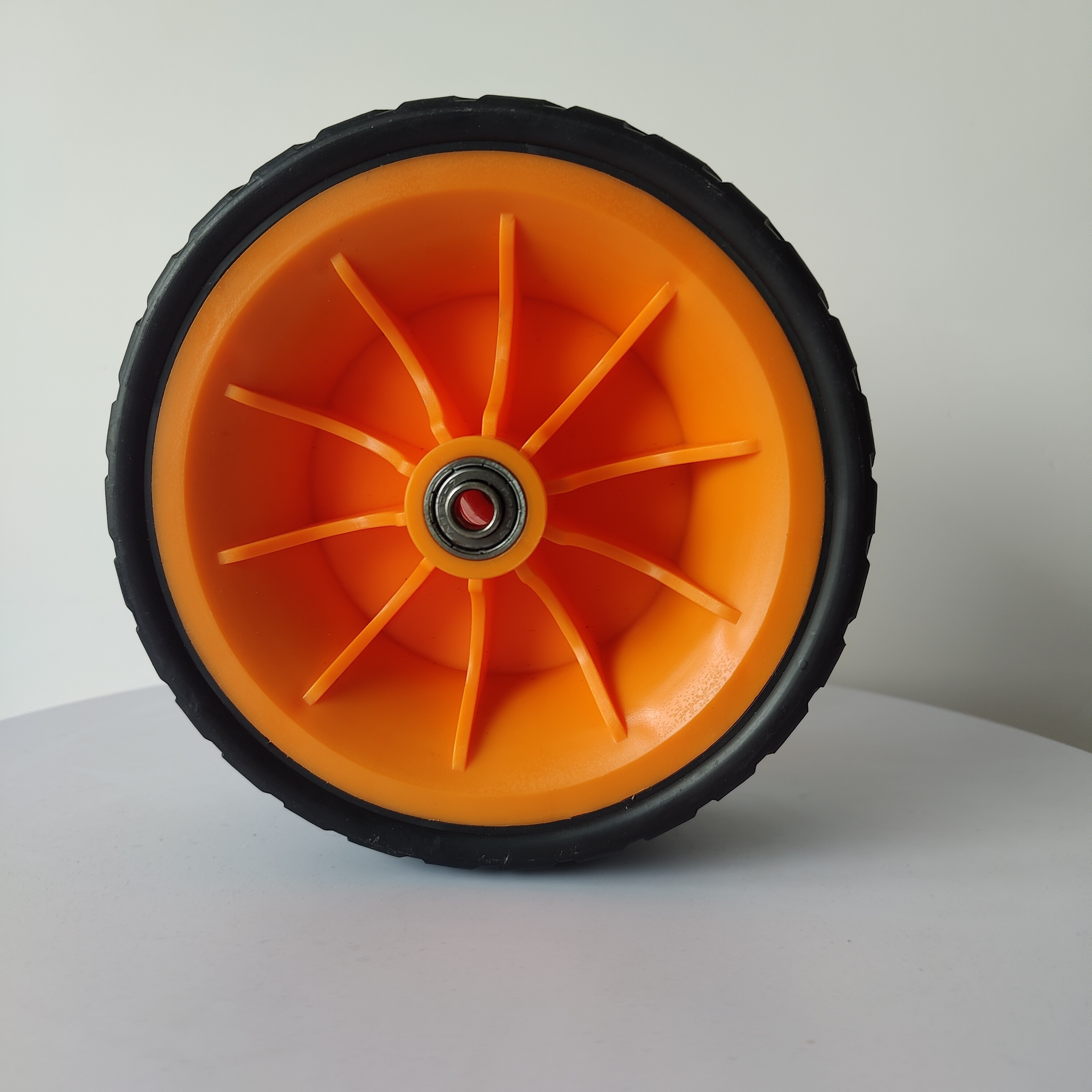 7x3 inch Plastic Wheel Outdoor Garden Carts Replacement Plastic Wheels All-Terrain Wheel