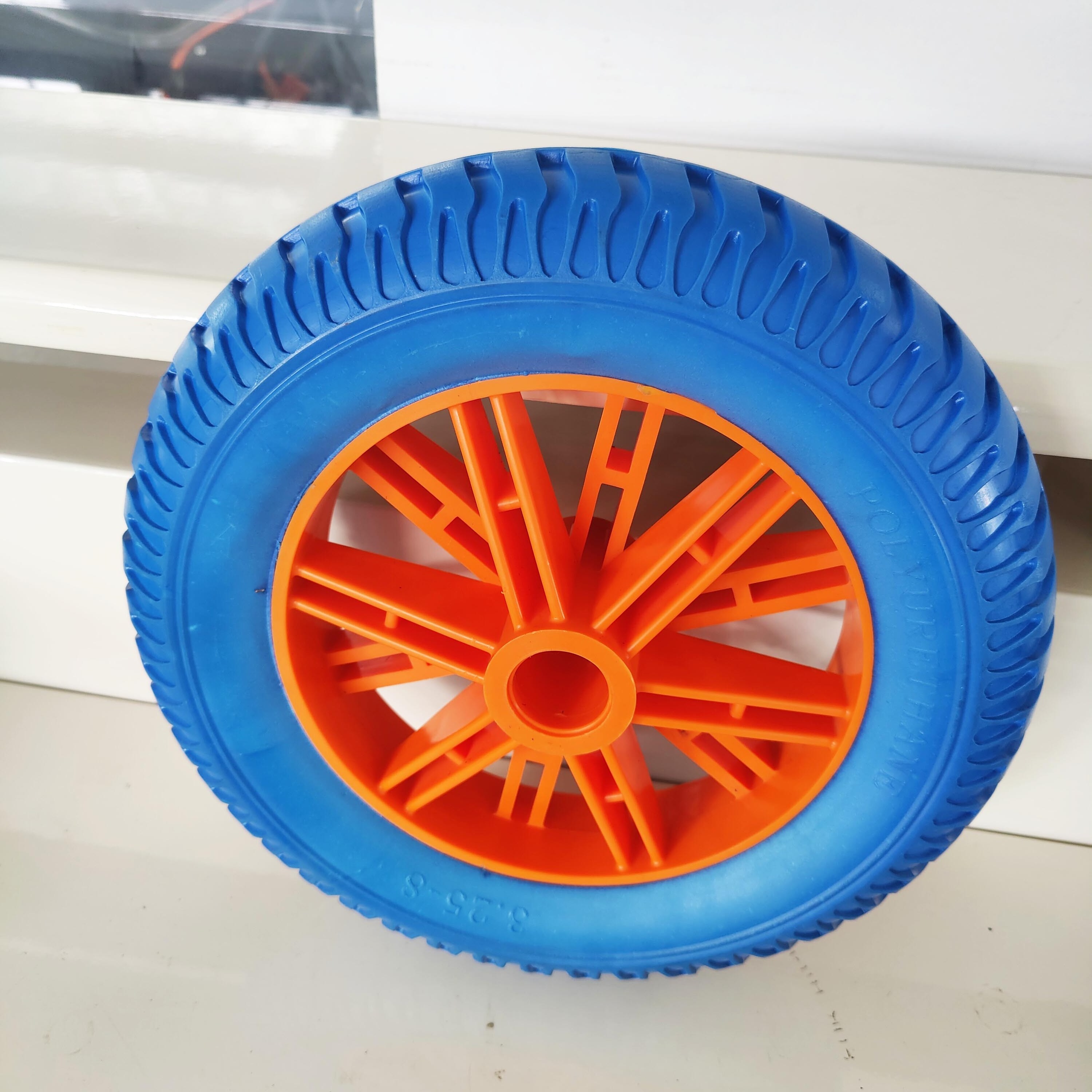 Replacement Blue Hand Dolly Wheel and Tire