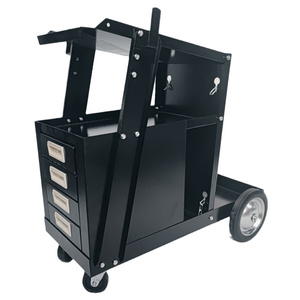 Factory Supplier  Steel Welding Trolley Tool Cart Workshop Use Welding Cart With Drawers