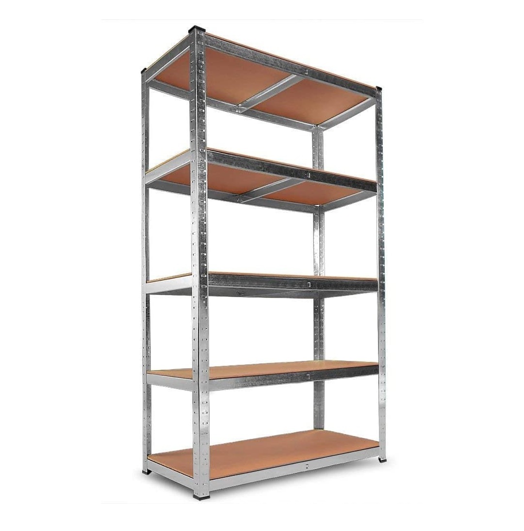 5 Tier Warehouse Racks Heavy Duty Storage Shelf Metal Racks Shelves For Warehouse