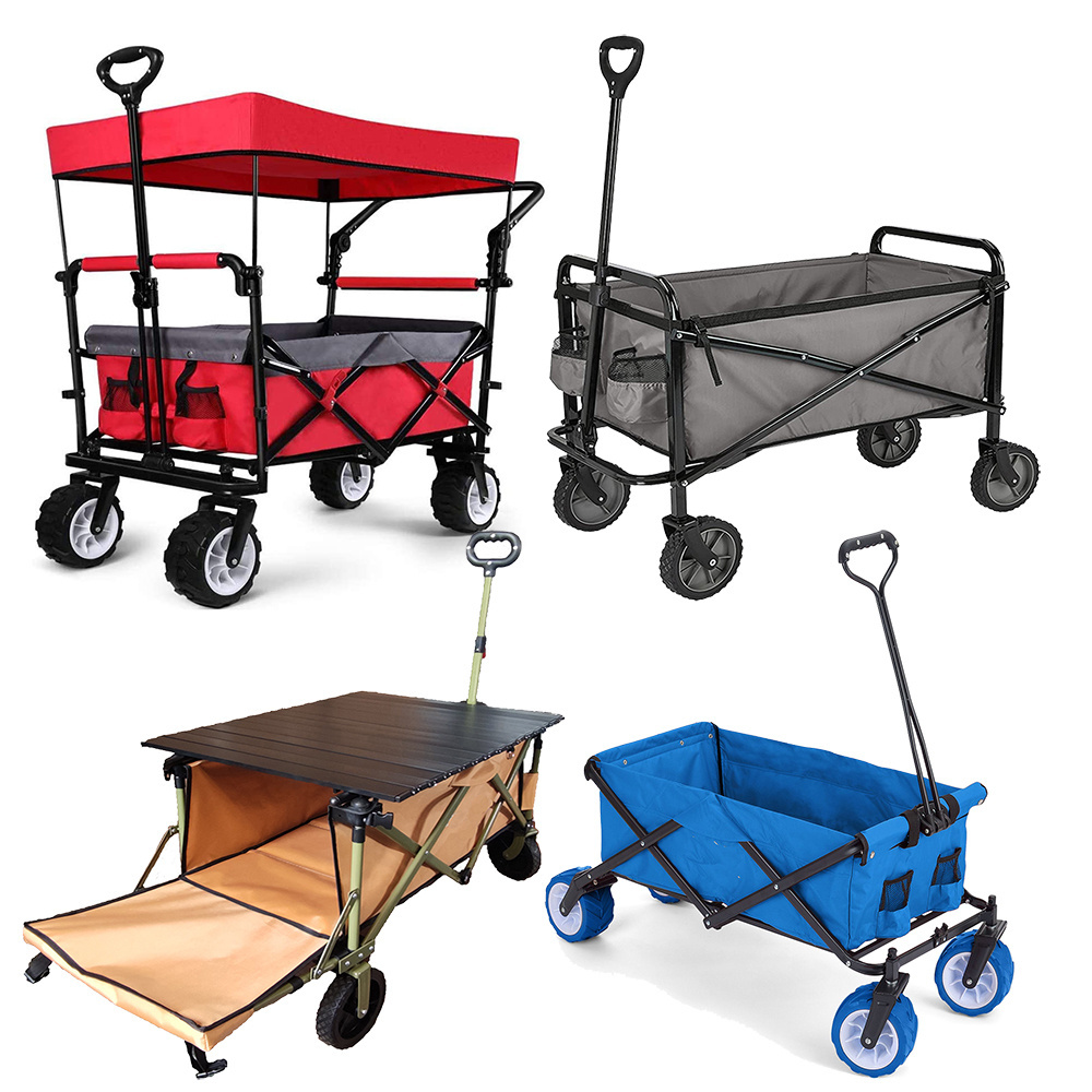 Qingdao ECOSINO Outdoor Picnic Camping Foldaway Foldable Collapsible Folding Utility Wagon for Sale