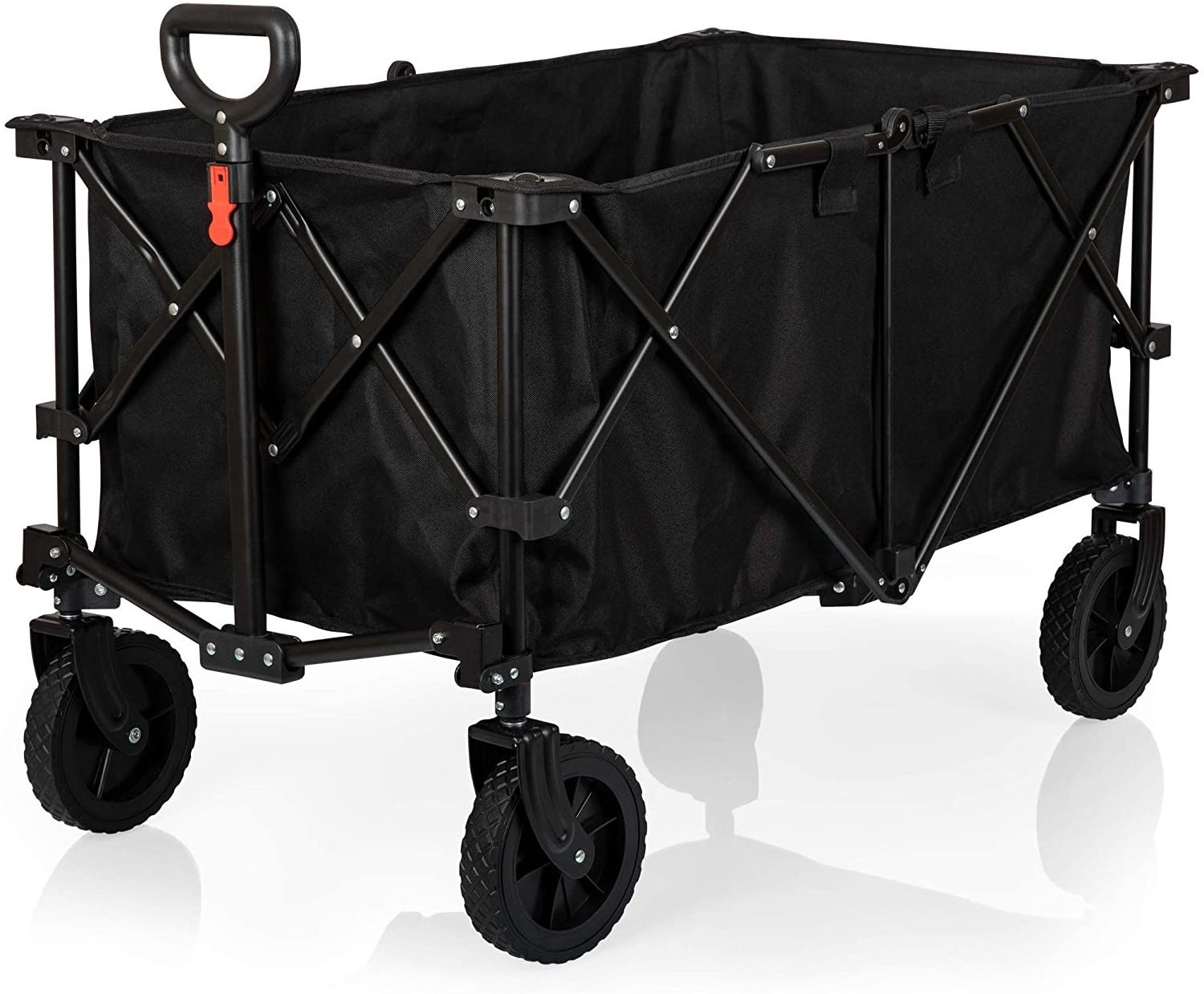 Customized Collapsible Heavy Duty Folding Garden Wagon Utility Trolley Cart Foldable Camping Beach Truck