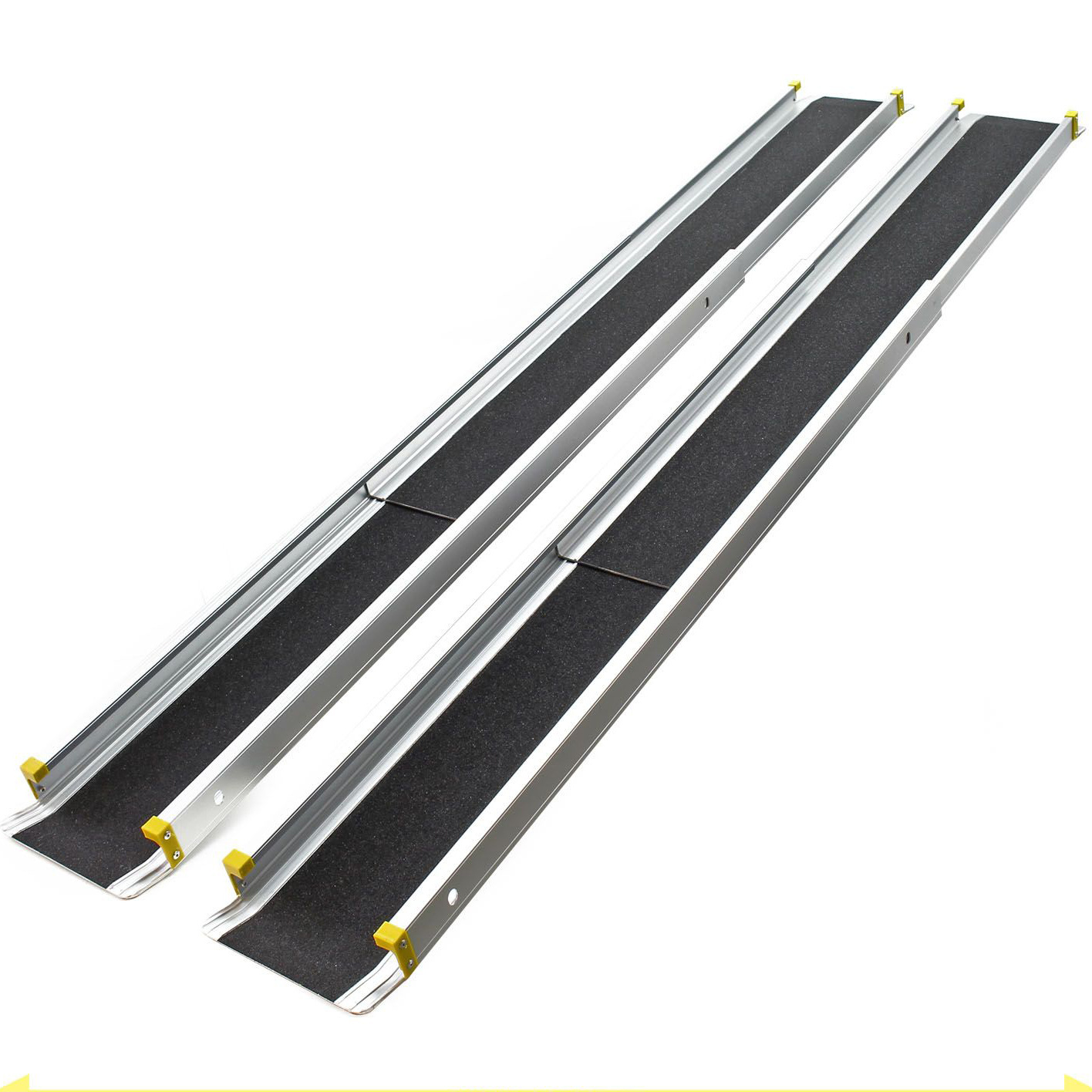 Aluminum Handicap Ramp Adjustable Telescopic Wheelchair Ramp Foldable Ramps for Wheelchairs Portable