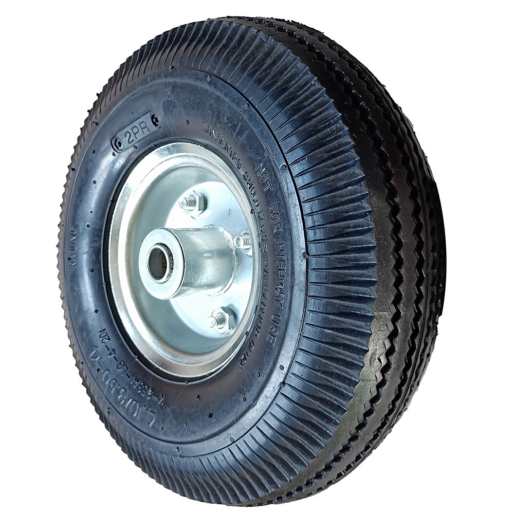 10 Inch Lawn Mower Wheel 10 Inch Pneumatic Wheels 4.10/3.50-4