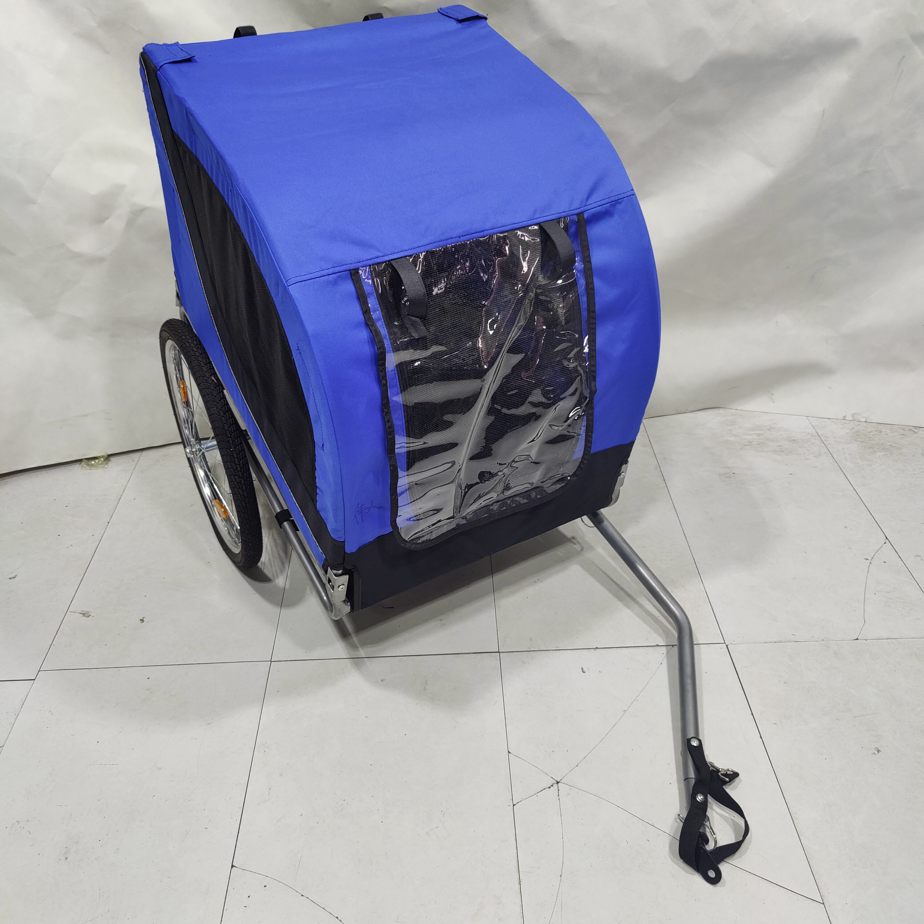 Foldable Dog Pet Bicycle Cycle Bike Cargo Trailer For Camping Pet Dog Luggage Carry Transport