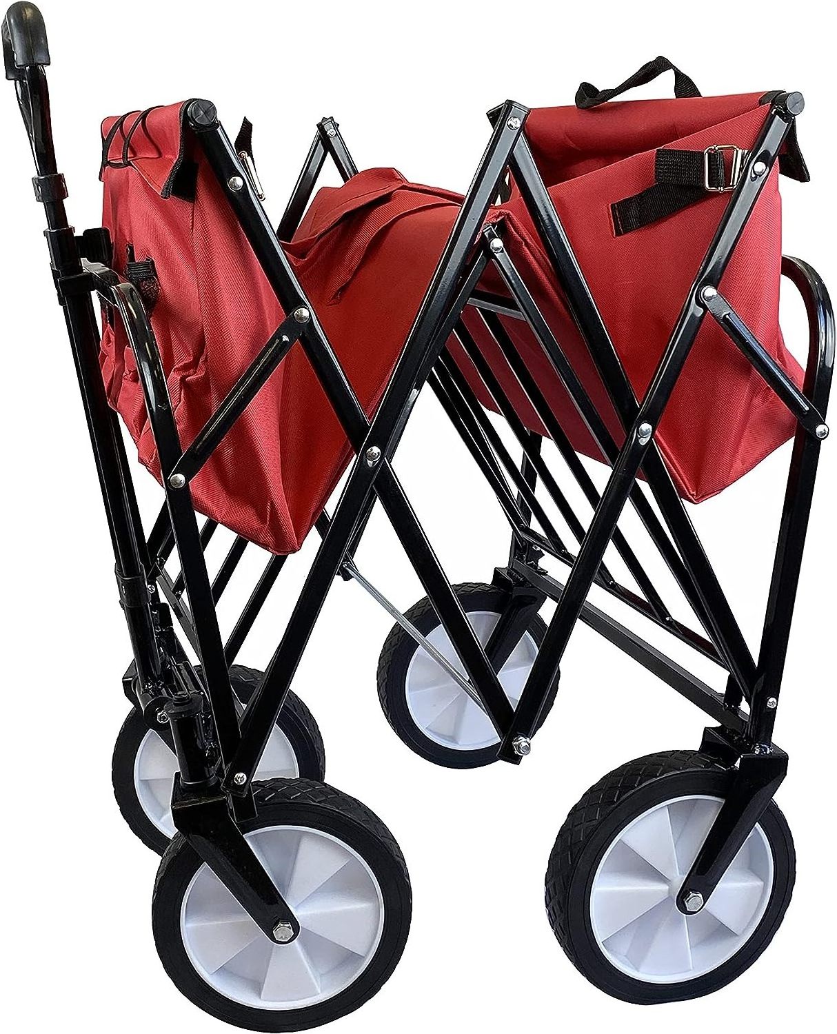 Folding Cart Wagon Folding Wagon Trolley Beach Trolley Cart Camping Folding Wagon