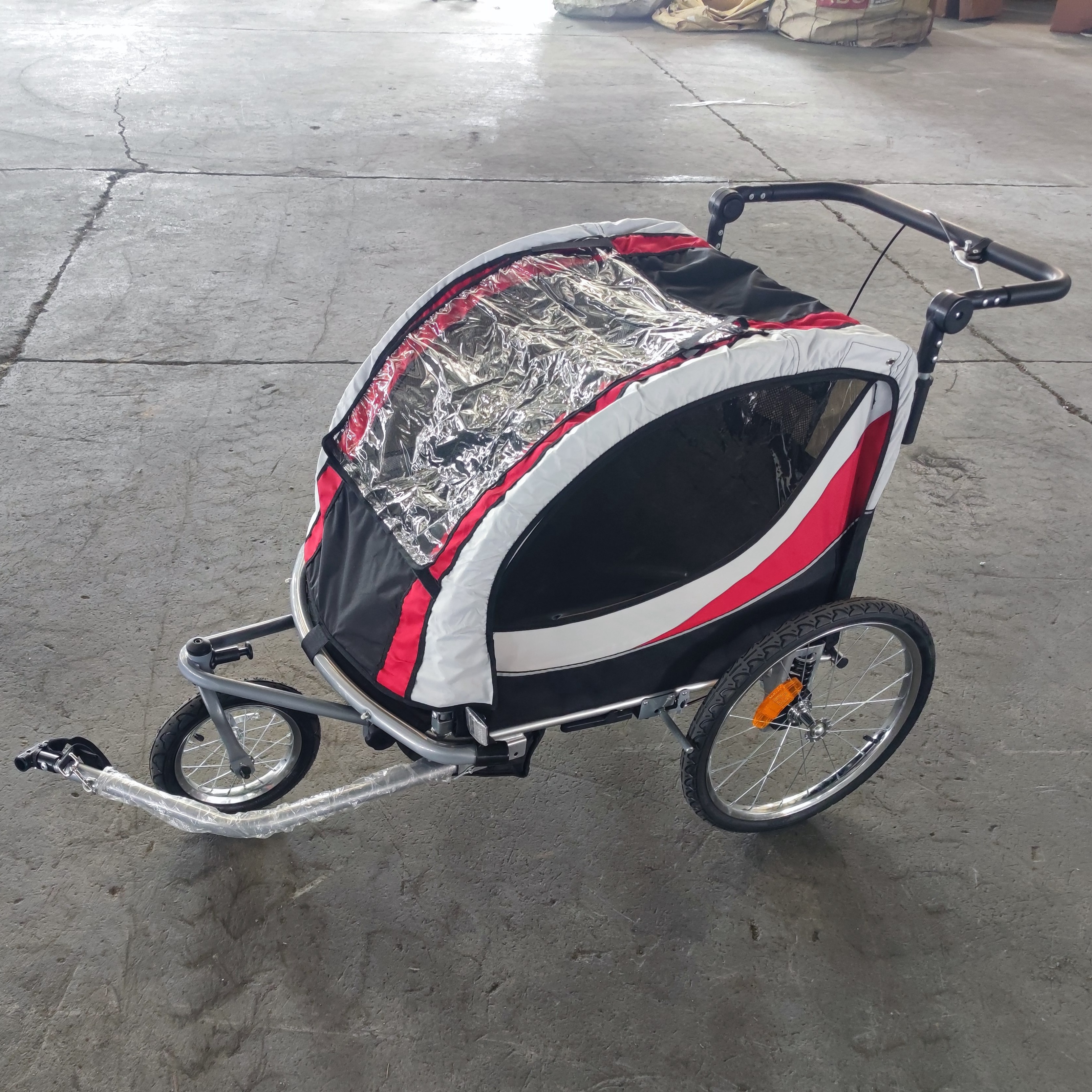 2023 Popular Pet Bicycle Trailer Medium Dog Stroller & Pet Bike Trailer And With Suspension