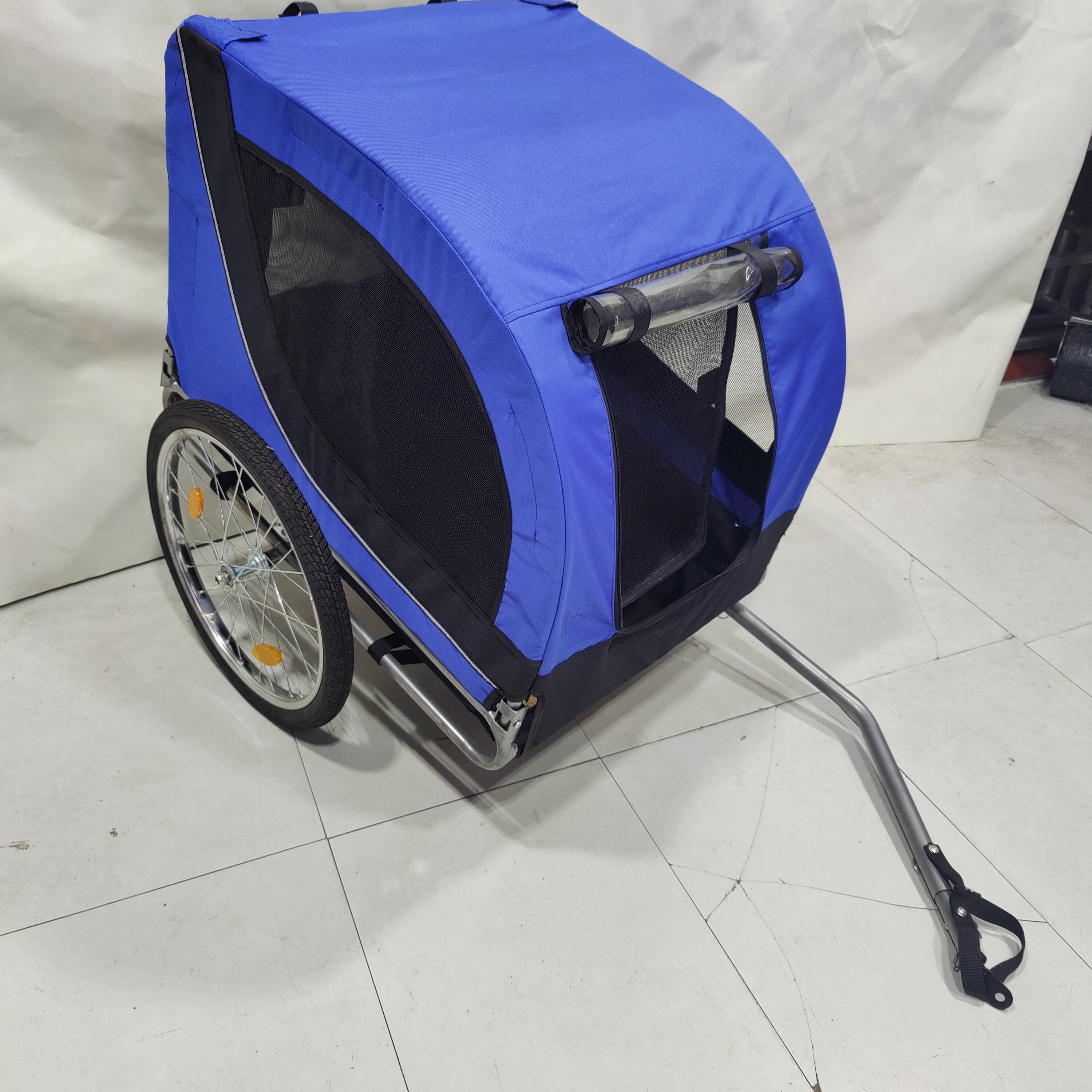 Foldable Dog Pet Bicycle Cycle Bike Cargo Trailer For Camping Pet Dog Luggage Carry Transport